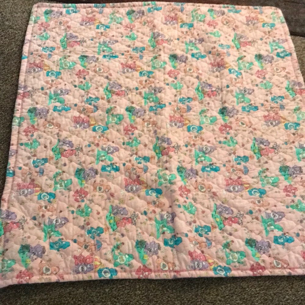 Child’s hand made quilt.